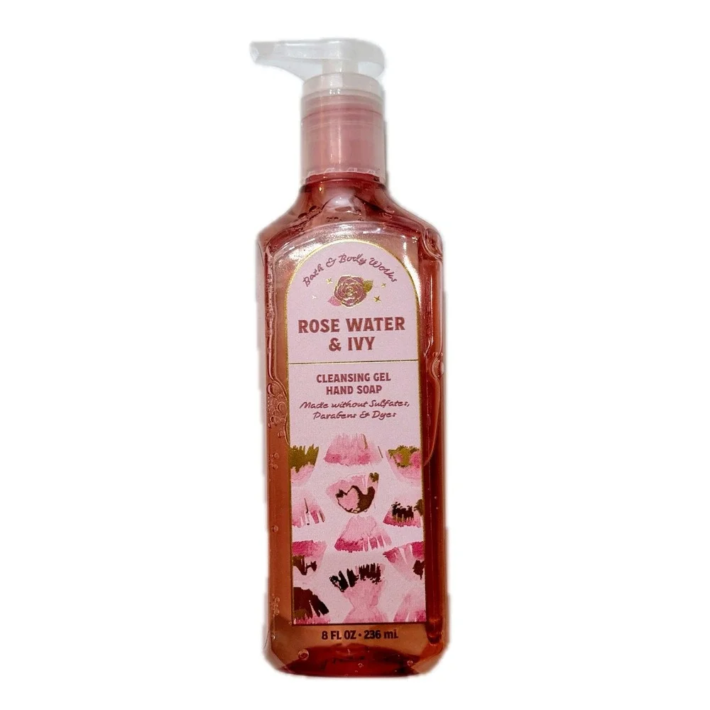New Bath & Body Works Rose Water Ivy Cleansing Gel Hand Soap 8 fl‎ oz